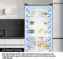 Samsung RS90F64EETEF, frigorífico americano, 178x81cm, dispensador de agua y hielo, inox, clase E
