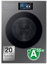 Samsung WF90F09C4SU3, lavadora de carga frontal, 9kg, 1400rpm, autodosificación, grafito, clase A