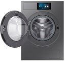 Samsung WF90F09C4SU3, lavadora de carga frontal, 9kg, 1400rpm, autodosificación, grafito, clase A