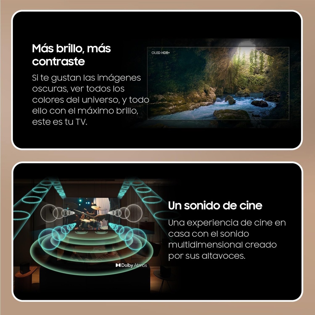 Samsung TV TQ83S93DA, 83 Pulgadas, TV OLED con 4K HDR, Smart TV Tizen