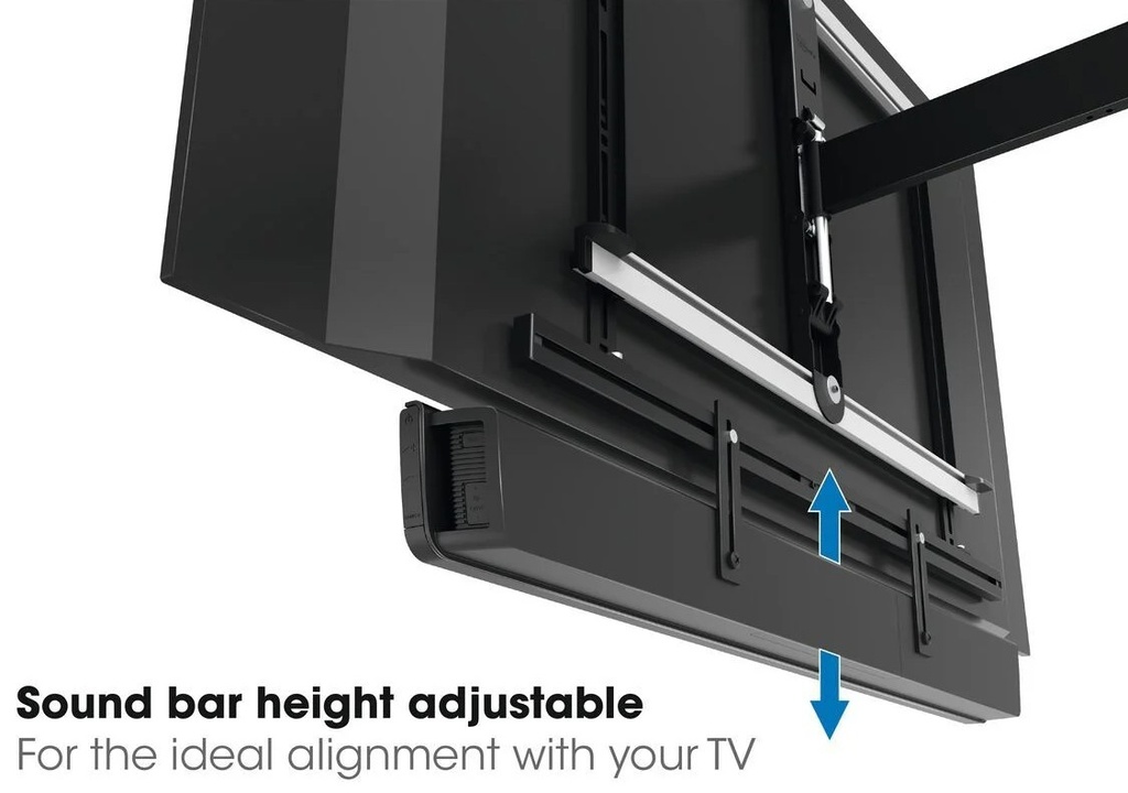 Vogel's SOUND 3550, soporte fijo, para barra de sonido, negro