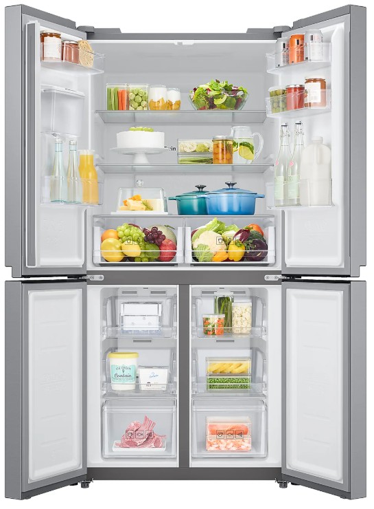 Samsung RF48A401EM9, frigorífico americano, 179 x 74cm, NoFrost, dispensador de agua, Twin Cooling Plus, inox, clase E