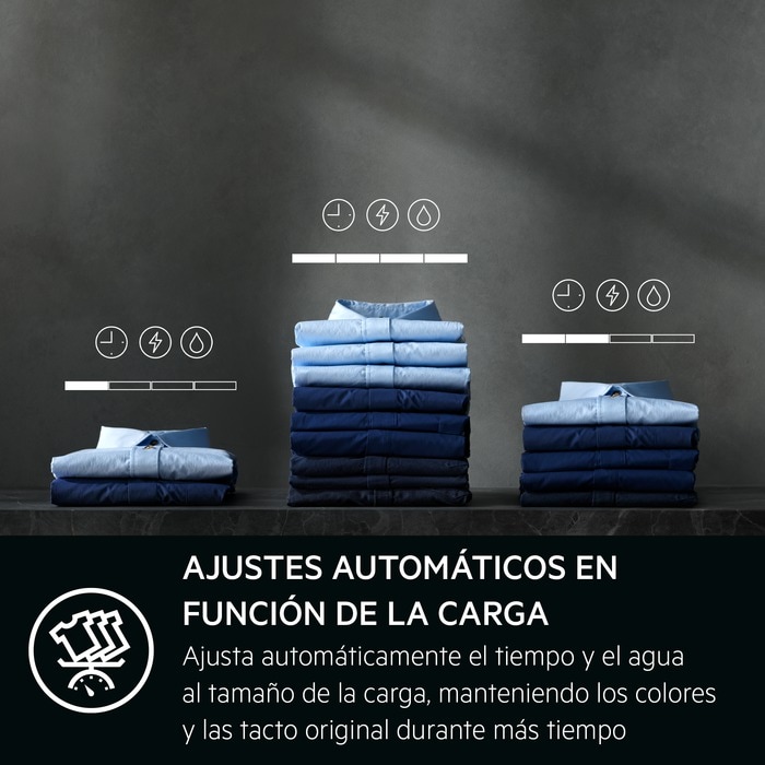 AEG LFSR8514L6O, Lavadora de libre instalación, Serie 8000, 10 kg, 1400 rpm, PowerCare, Blanco