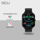 Smartwatch Curved Glass PRO Negro