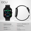 Smartwatch Curved Glass PRO Negro
