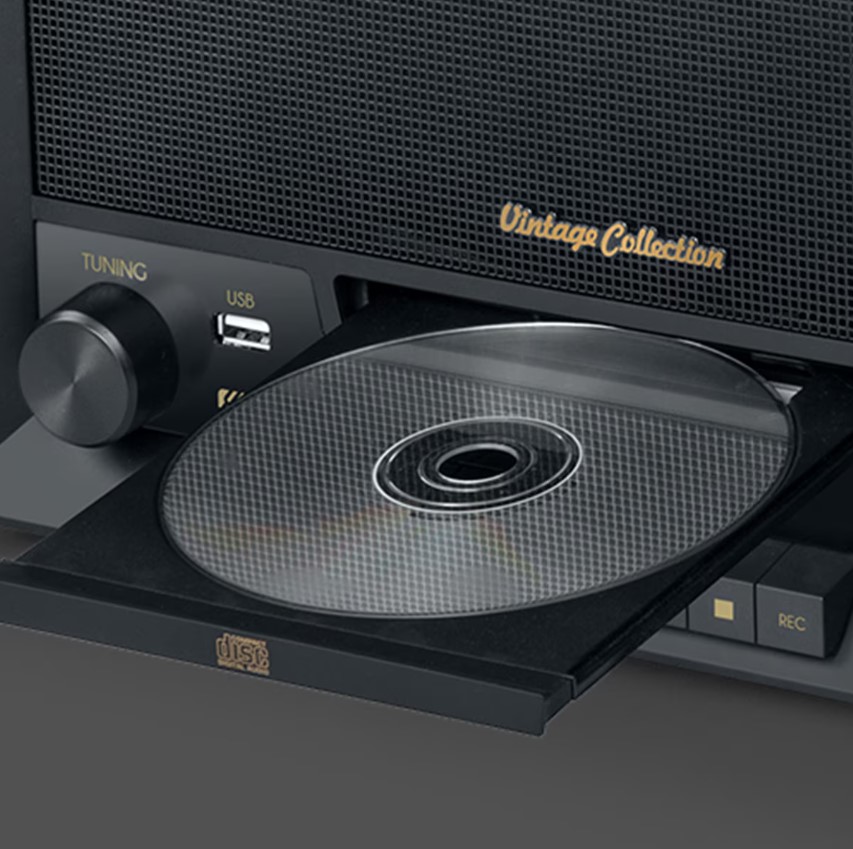 Muse MT-120 MB Microsistema estéreo con Altavoces, Madera/Negro