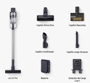 Samsung VS15A60AGR5, aspirador sin cable, Jet 65 Pet, cepillo para mascotas, plata