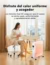 Midea NY2311-20M, radiador de 11 elementos, 2300w, termostato regulable, blanco