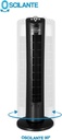 Orbegozo TW0800, torre de ventilación, 60W, 3 velocidades, negro