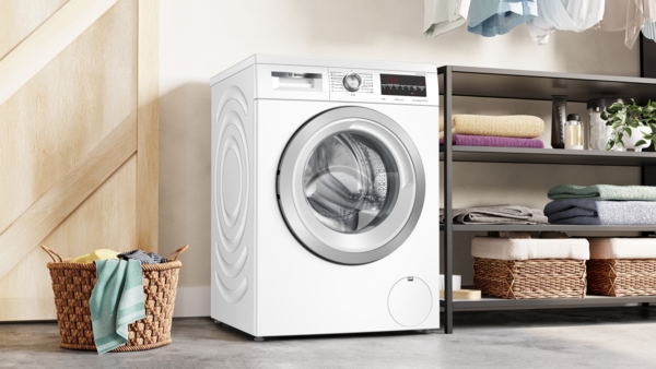 Bosch WUU24T65ES, lavadora carga frontal, serie 6, 9 kg, 1200 rpm, Speed Perfect, blanca, clase A