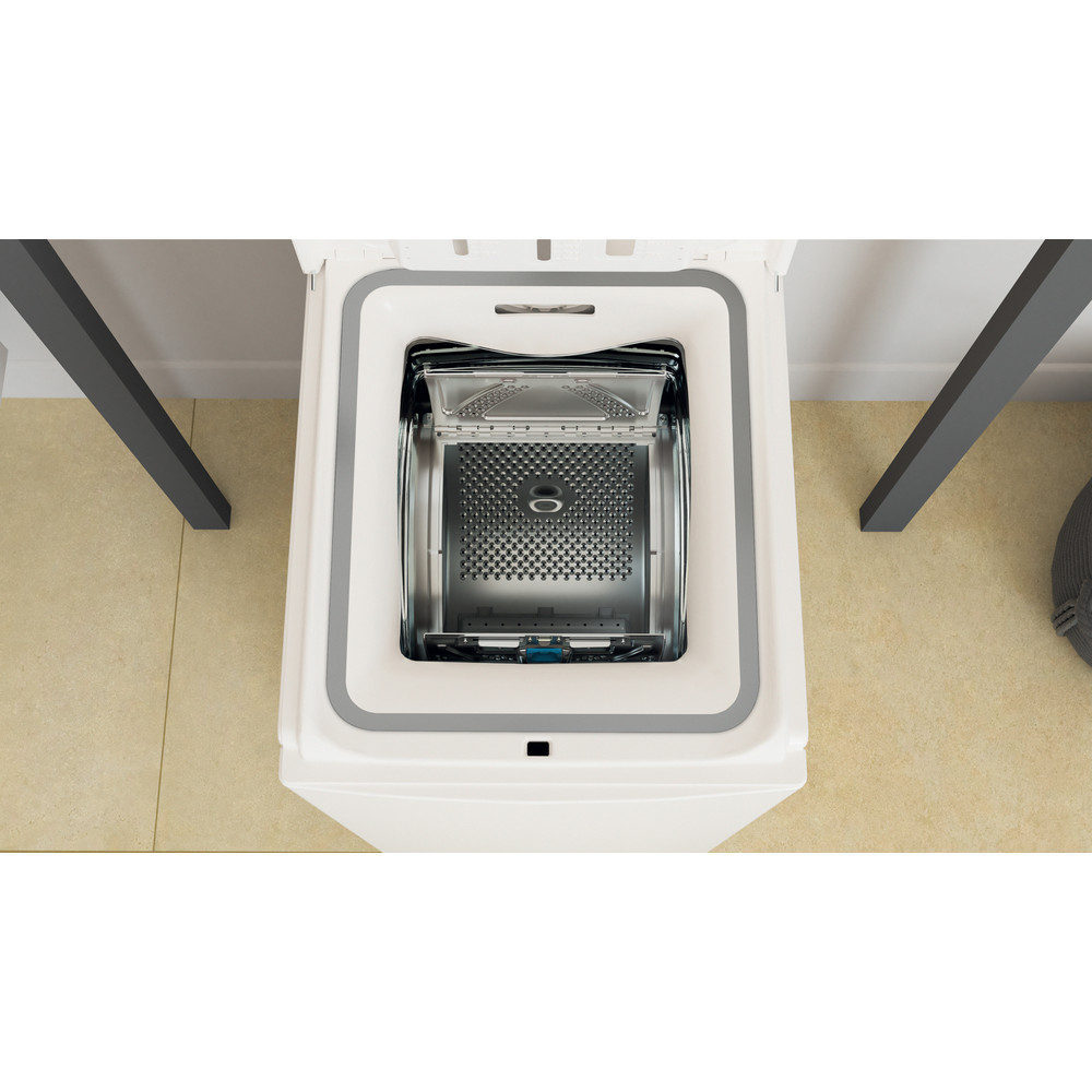 Whirlpool TDLR 7220SS SP, lavadora de carga superior, 1200rpm, 7kg, FreshCare, blanco, clase E