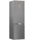 Whirlpool WHK 26404 XP7E, frigorífico combi, Dual No Frost, 249l, 203.5x59.7, color inox, clase B