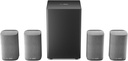 Sistema de sonido Loewe WE. BOOST, Calidad cinematografica 4.1.2, Potencia musical 720W, Sistema de altavoces inalámbrico con Dolby ATMOS