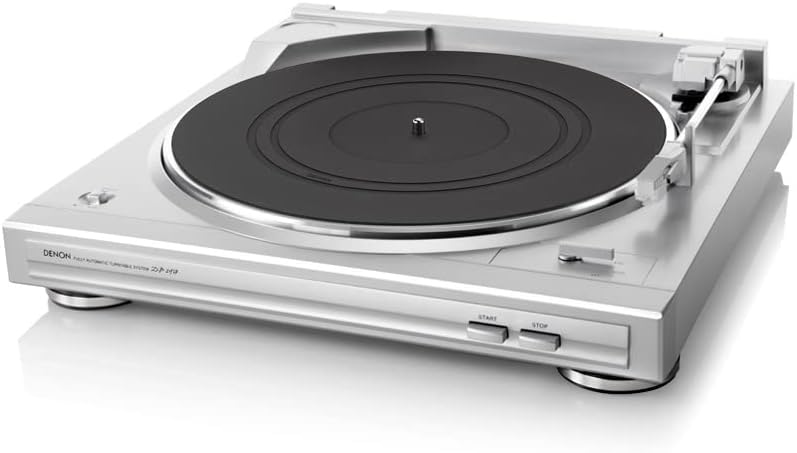 DENON DP-29F, Giradiscos HiFi con Previo Phono incluido, tamaño MIDI, tracción por correa