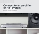 DENON DP-29F, Giradiscos HiFi con Previo Phono incluido, tamaño MIDI, tracción por correa