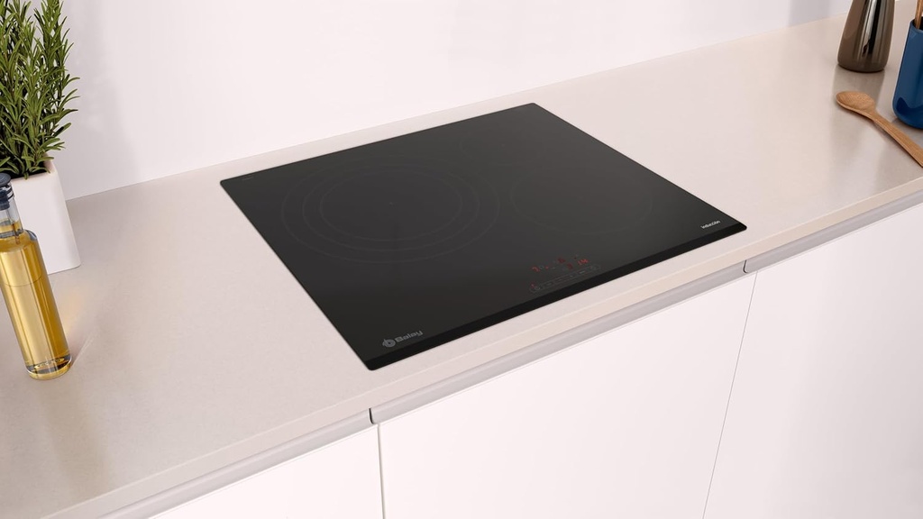 Balay 3EB967FR, Placa inducción 3 zonas, 32 cm, 7400W, negro