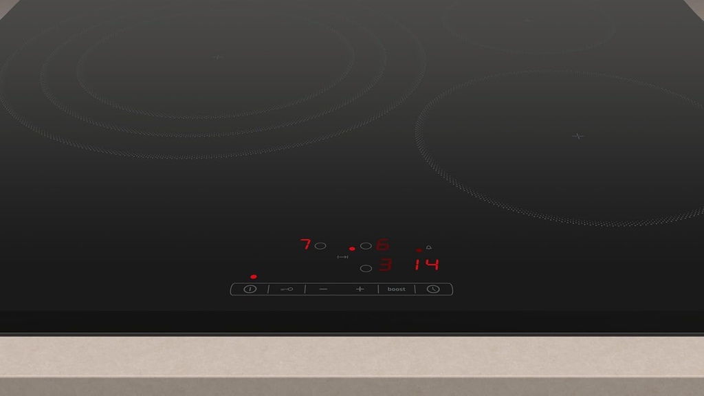 Balay 3EB967FR, Placa inducción 3 zonas, 32 cm, 7400W, negro