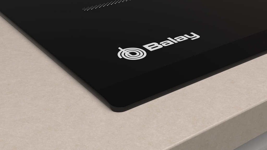 Balay 3EB967FR, Placa inducción 3 zonas, 32 cm, 7400W, negro
