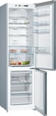 Bosch KGN39VIEB, Frigorífico combinado de libre instalación 203 x 60 cm Acero antihuellas, Total NoFrost