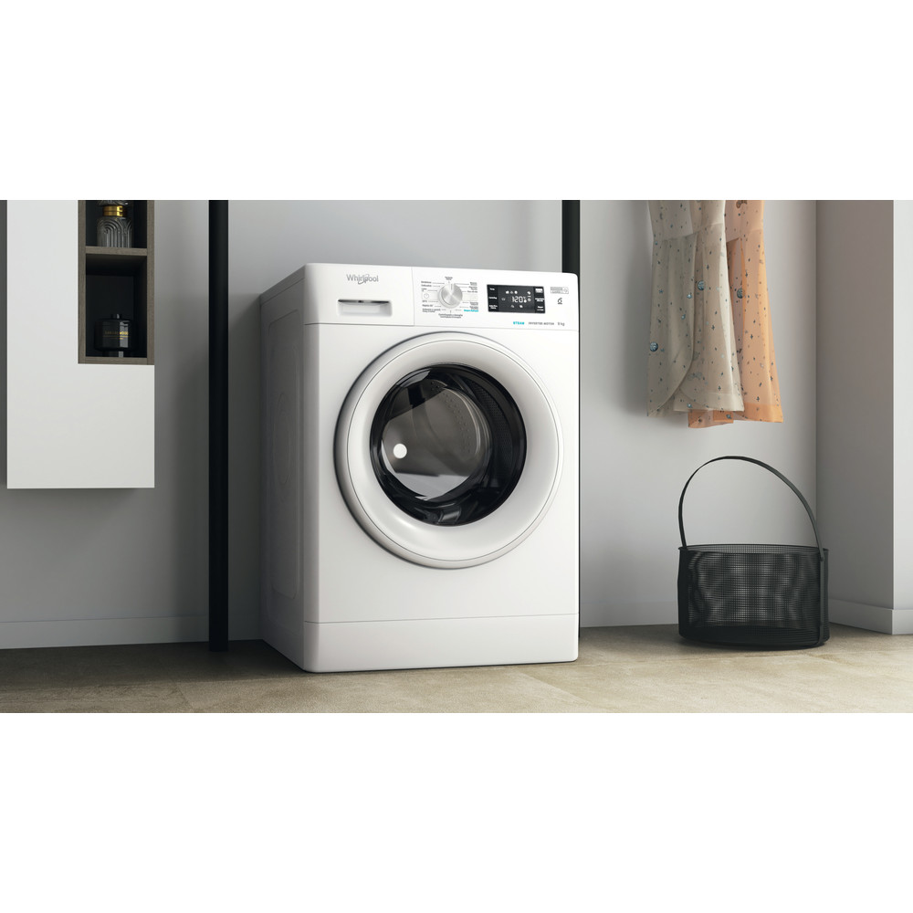 Whirlpool FFB 9489 WV SPT, Lavadora carga frontal de libre instalación 9,0kg
