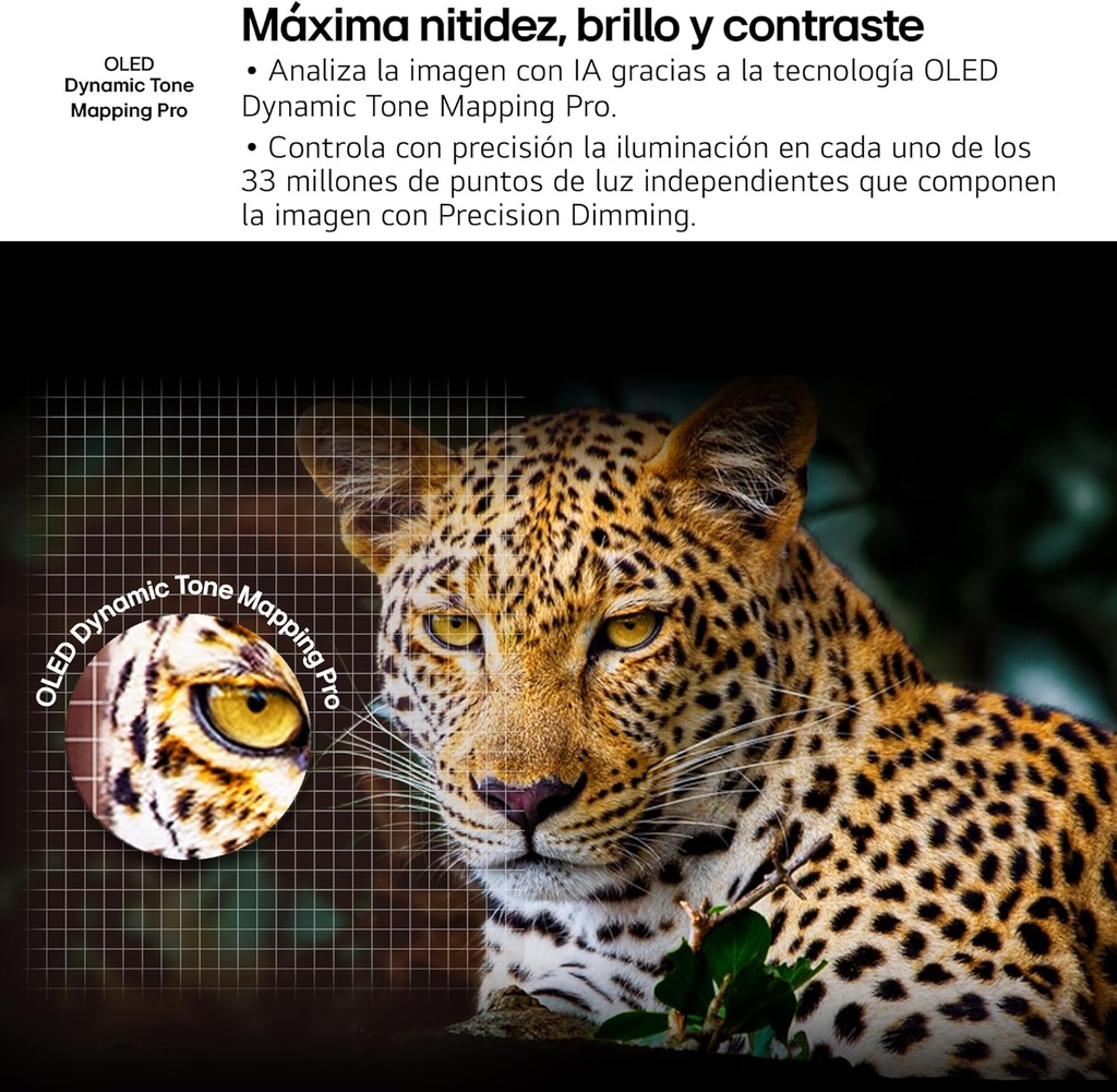 LG OLED77B54LA, TV OLED 77", 4K, 120Hz, Procesador 4K IA α8 Gen2, Smart TV