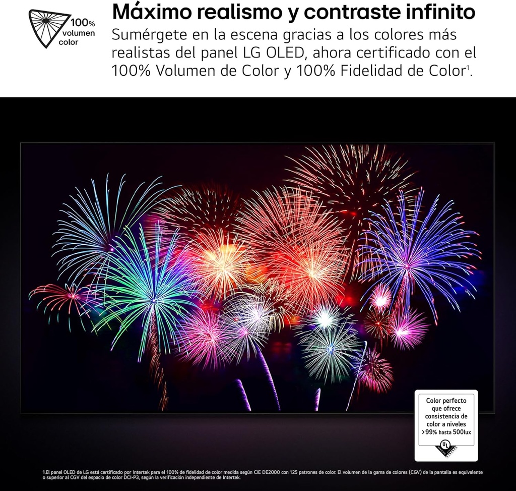 LG OLED65B56LA, TV OLED 65", 4K, 120Hz, Procesador 4K IA α8 Gen2, Smart TV