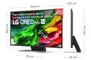 LG 43QNED87A6D, TV QNED 43'' MiniLed, 4K Ultra HD, 60Hz, webOS 25