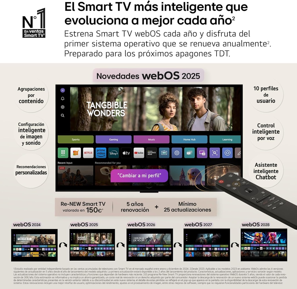 LG 86UA75006LA, TV LED 86'', 4K Ultra HD, 60 Hz, WebOS25