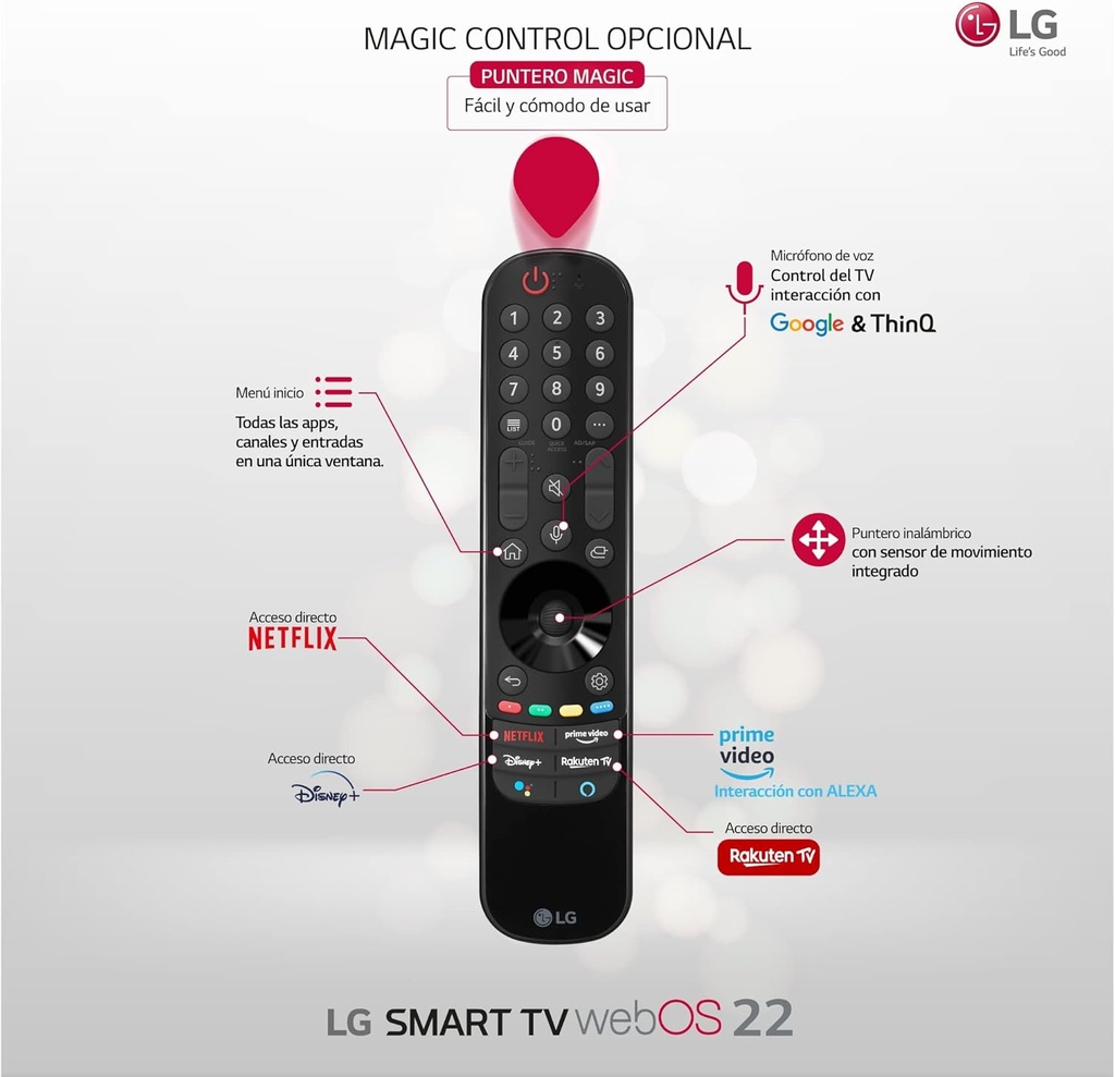 LG 32LQ630B6LA, Smart TV 32" webOS22 32 pulgadas (81 cm) HD, Bluetooth,