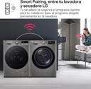 LG RH90V9PV2N, Secadora 9kg, A+++, con Bomba de calor Dual Inverter, Inox Antihuellas, Serie 900