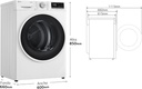 LG RH90V5AV6N, Secadora con Bomba de Calor Blanca A++, 9kg Dula Inverter