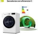 LG RH80V9AV4N Secadora 8kg, C, con Bomba de calor Dual Inverter, Blanca, Serie 900