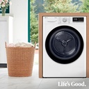 LG RH80V9AV4N Secadora 8kg, C, con Bomba de calor Dual Inverter, Blanca, Serie 900