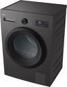LG RHA1008NDK Secadora 8kg, D, con Bomba de calor , Negro grafito silver, Serie 100