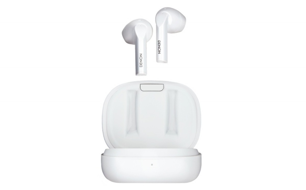 Denon AH-C500W Auriculares intrauditivos inalámbricos, Resistentes al Agua, con micrófono Integrado, Color Negro