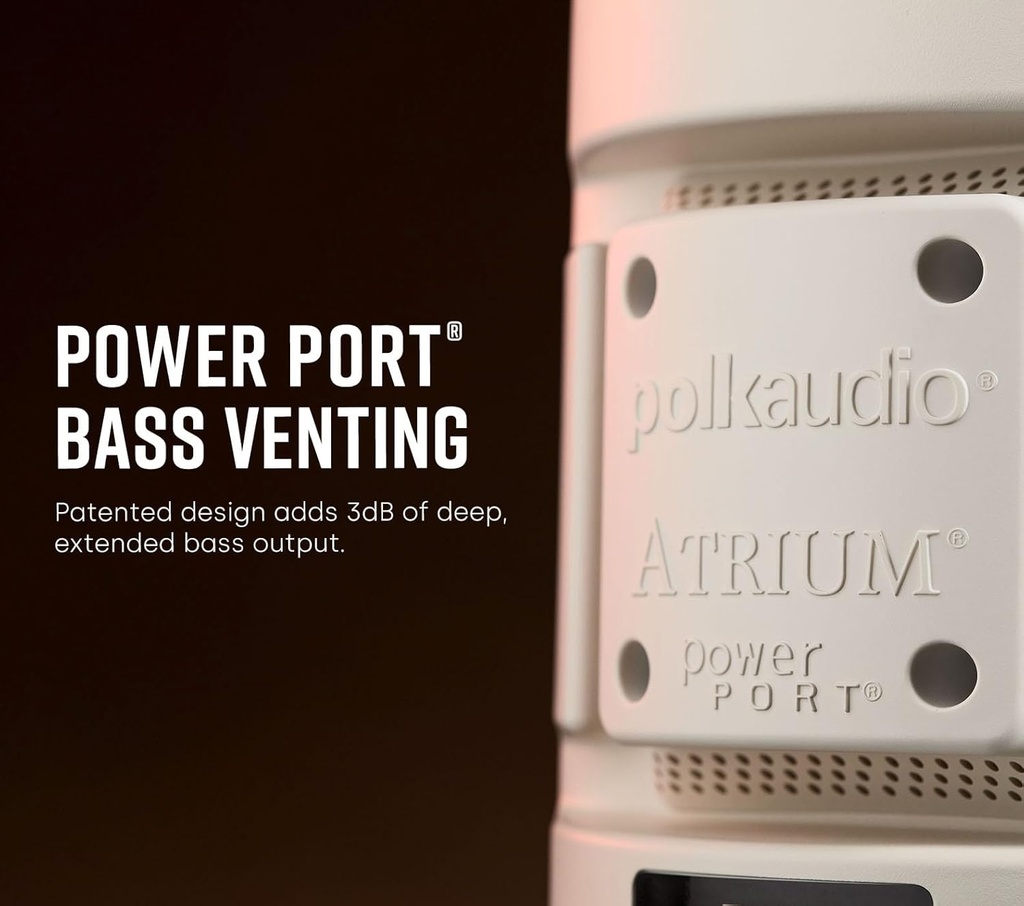 Polk ATRIUM 6, Pareja de altavoces de exterior, resistentes al clima