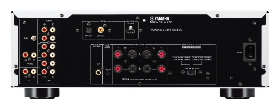 Yamaha A-S701, Amplificador integrado estéreo de 160 W por canal