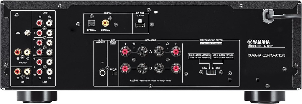 Yamaha A-S501, Yamaha AS-501 - Amplificador integrado estéreo de 120 W por canal