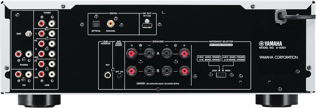 Yamaha AS-301, Amplificador integrado estéreo de 95 W por canal
