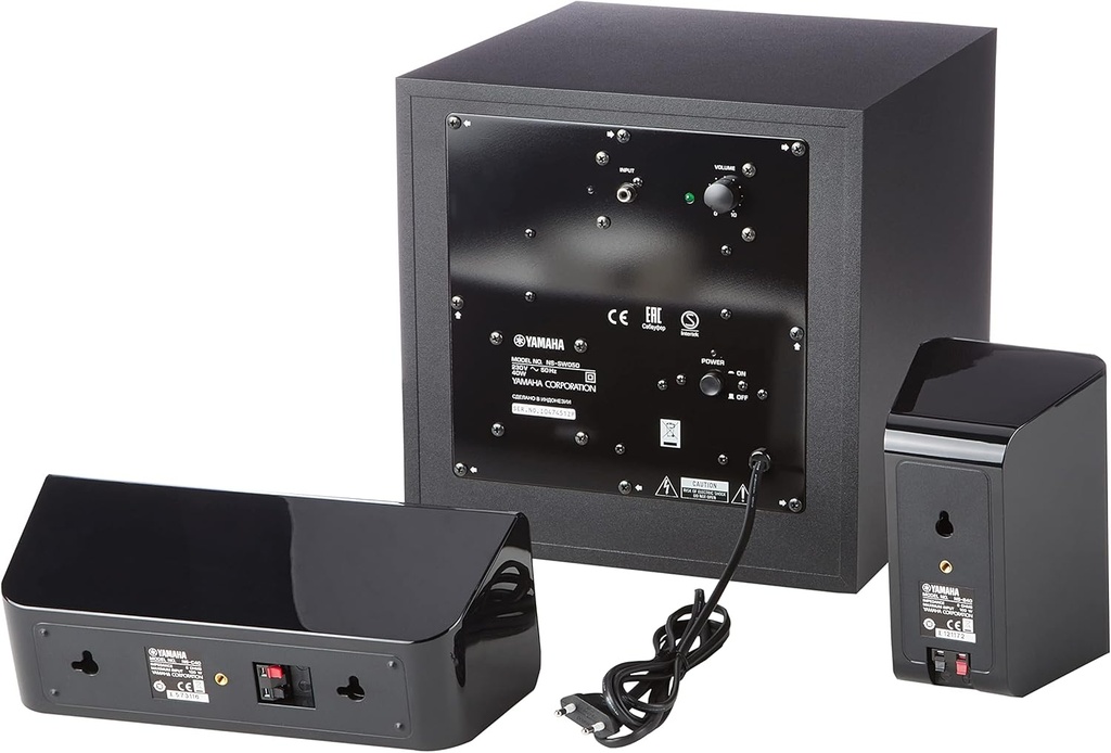 Yamaha NS-P41, Altavoces 5.1 con Subwoofer Autoamplificado, 6 Piezas