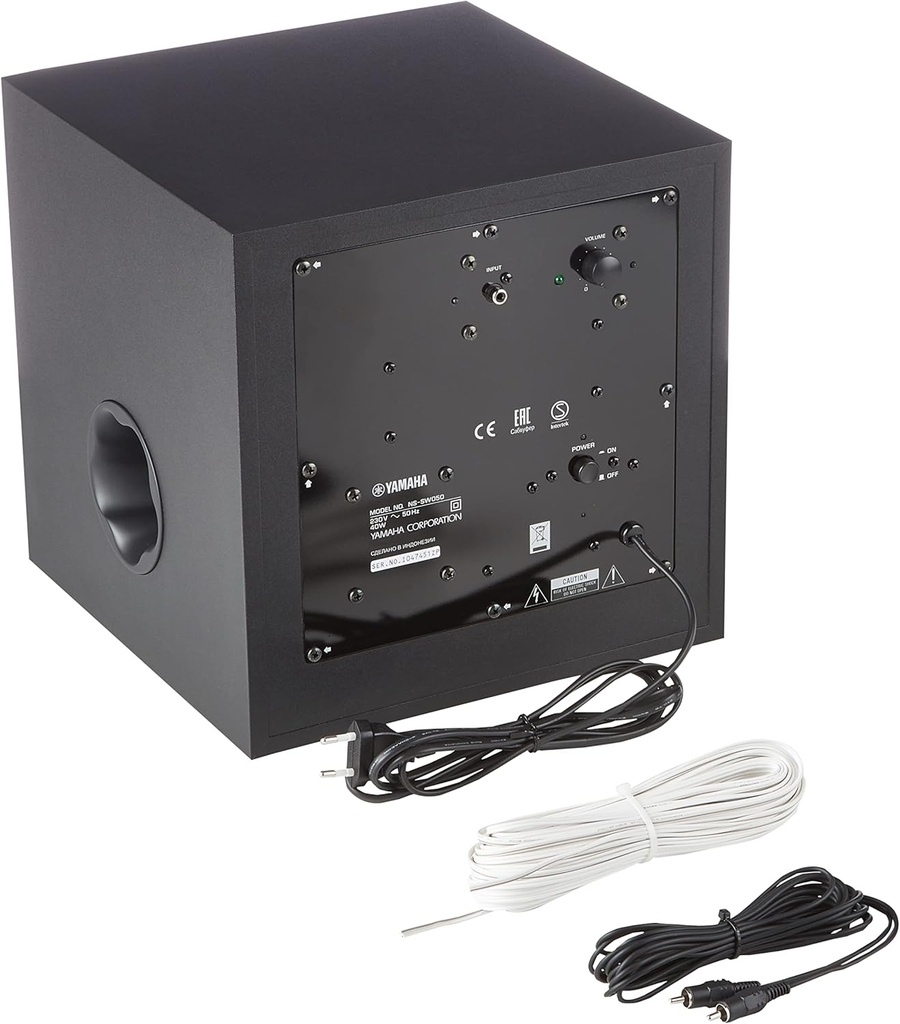 Yamaha NS-P41, Altavoces 5.1 con Subwoofer Autoamplificado, 6 Piezas