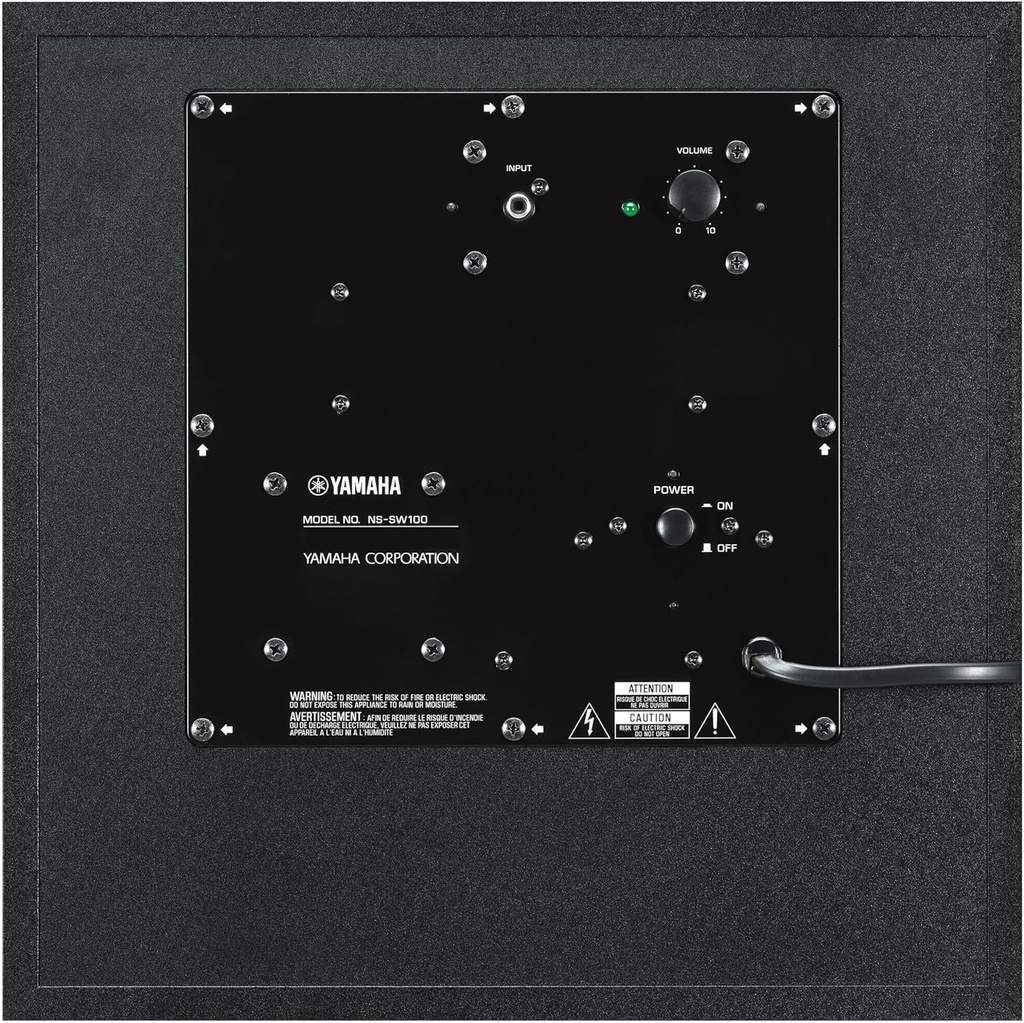 Yamaha NS-SW100, Altavoz subwoofer amplificado (25 - 180 Hz)