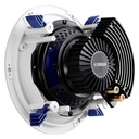 Yamaha NS-IC 600, Pareja de altavoces de techo, 6-1/2″ coaxial con woofer de cono, tweeter de cúpula con suave giro y líquido refrigerado, manejo de potencia 110W, bafle acústico en forma de cuerno y la rejilla fina