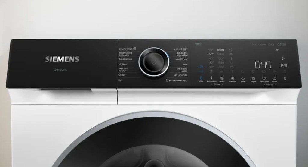 Siemens WG56H2A0ES, lavadora de carga frontal, 10KG, 1600RPM, dosificación automática i-Dos