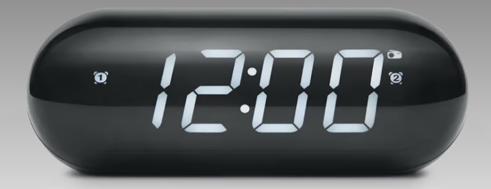 Muse M-19 GL, Radio FM/AM, Pantalla LED de 1,8'', Reloj 24h, Intensidad ajustable (Fuerte / Bajo / Apagado), 20 presintonías de FM, Radio o zumbador, Snooze y sleep