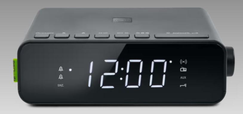 Muse M-175 WI, Radio despertador FM PLL, Alarma dual, Pantalla LED de 0,9'' con tres niveles de intensidad, 20 estaciones FM preestablecidas, Despertar por radio o timbre, Repetición y suspensión