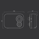 Muse M-051, Radio portátil, 2 bandas (FM/AM), Antena telescópica, Encenido y apagado en el botón de volumen, Toma de auriculares, Entrada auxiliar mini-jack