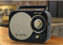 Muse M-055 RB, Radio portátil, 2 bandas (FM/AM), Antena telescópica, Encendido y apagado en el botón de volumen, Entrada auxiliar