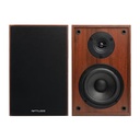 Muse M-610 SH, Altavoces Bluetooth de estantería, Potencia de 120W, Ajuste de volumen, graves y agudos, Puerto USB, Entrada RCA y salida subwoofer