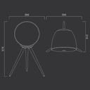 Muse ML-655 BT, Altavoz Bluetooth portátil con 100w de Potencia, Luces de ambiente de colores, Batería recargable (6.600 mAh), IPx4 contra salpicaduras, Mando a distancia, Trípode, Posibilidad de par-estéreo